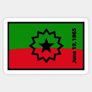 ALKEBULAN - JUNETEENTH 1865 RBG Sticker